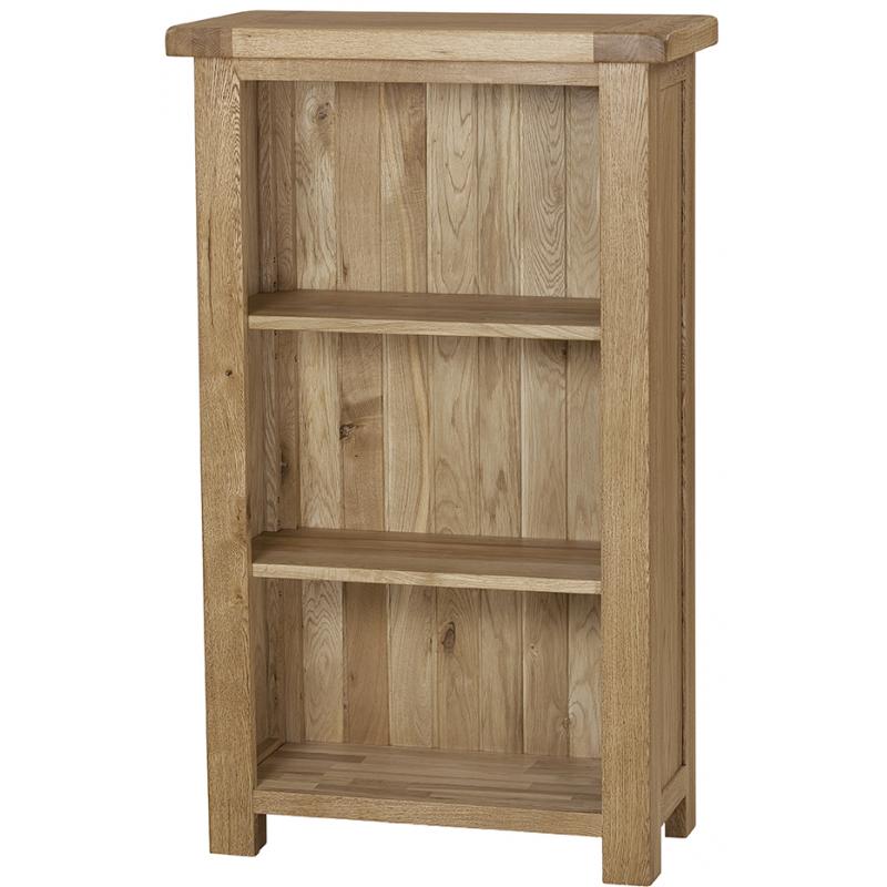 Kingsbury Solid Oak Small Narrow Bookcase